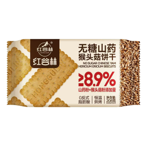 Honggulin No Sugar Chinese Yam Hericium Ericium Biscuits (208g)
