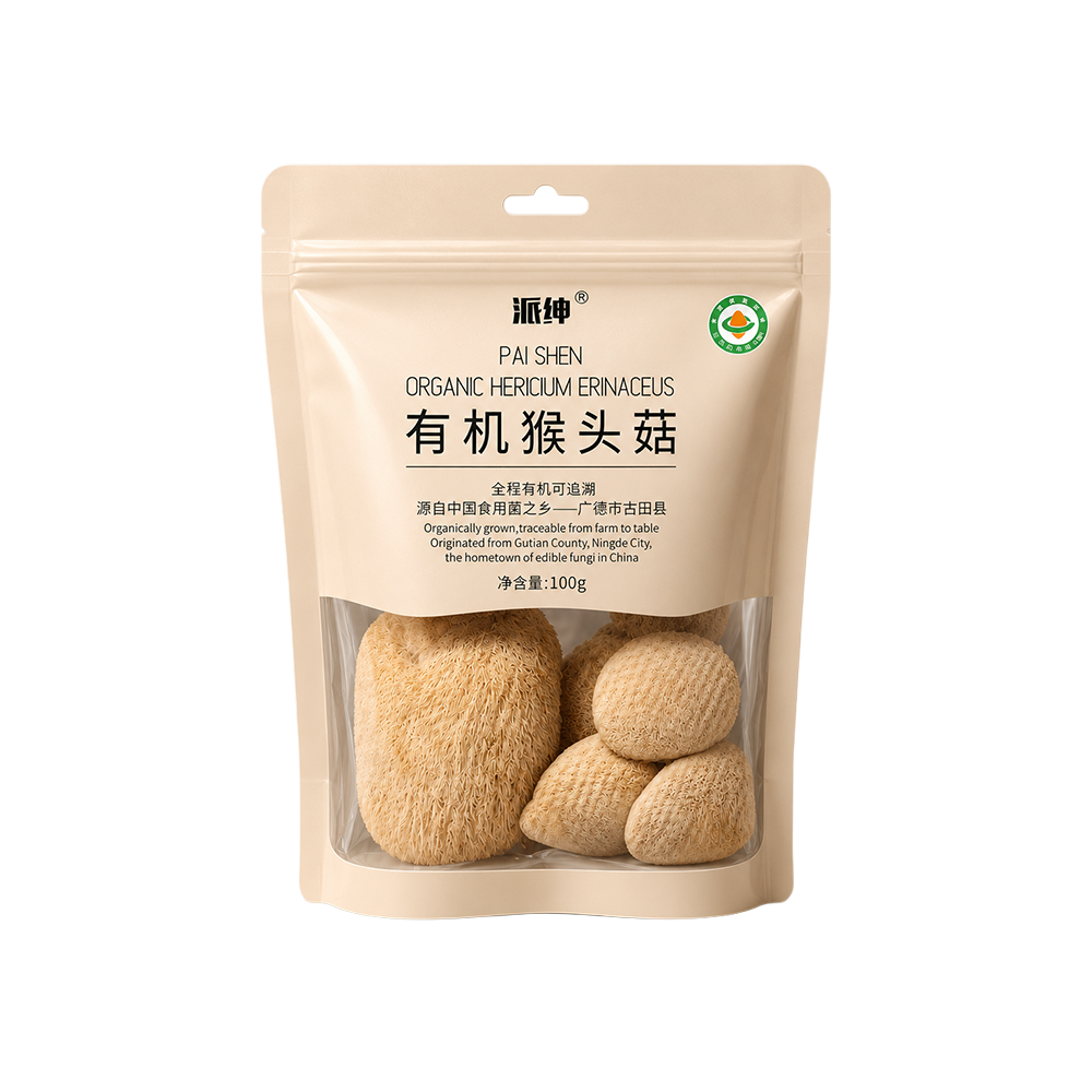 Organic Hericium Erinaceus (100g)